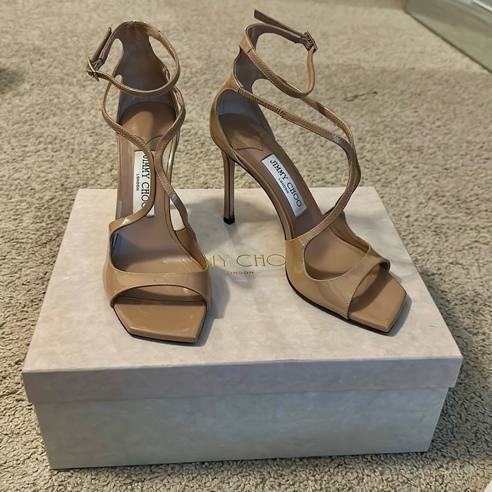 Jimmy Choo Azia 95 Strappy high heel sandal